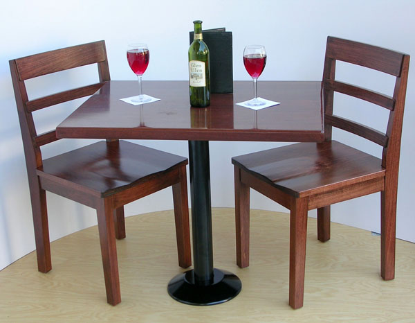 Custom matched seating and tables