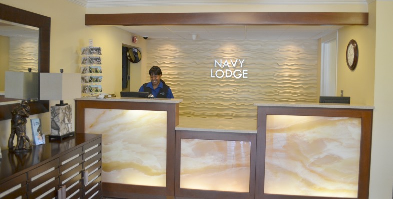 Navy Lodge Reception